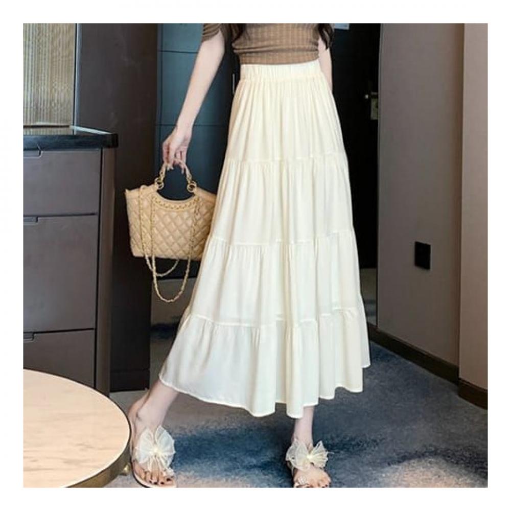 Navava Lovely Simple Ruffle Skirt Ns358