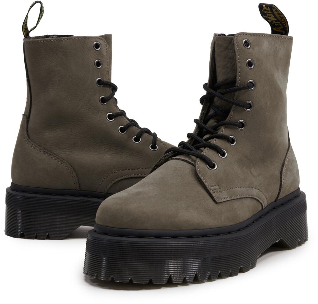 Dr. Boots. Martens Jadon Nickel Grey Milled Nubuck Wp