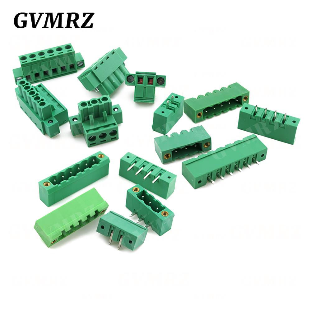 5PCS KF2EDGWB 2EDG 5.08 2 3 4 5 6 7 8 9 10 12Pin Wall Terminal Plug Type 5.08mm Pitch Connector Pcb Screw Terminal Block