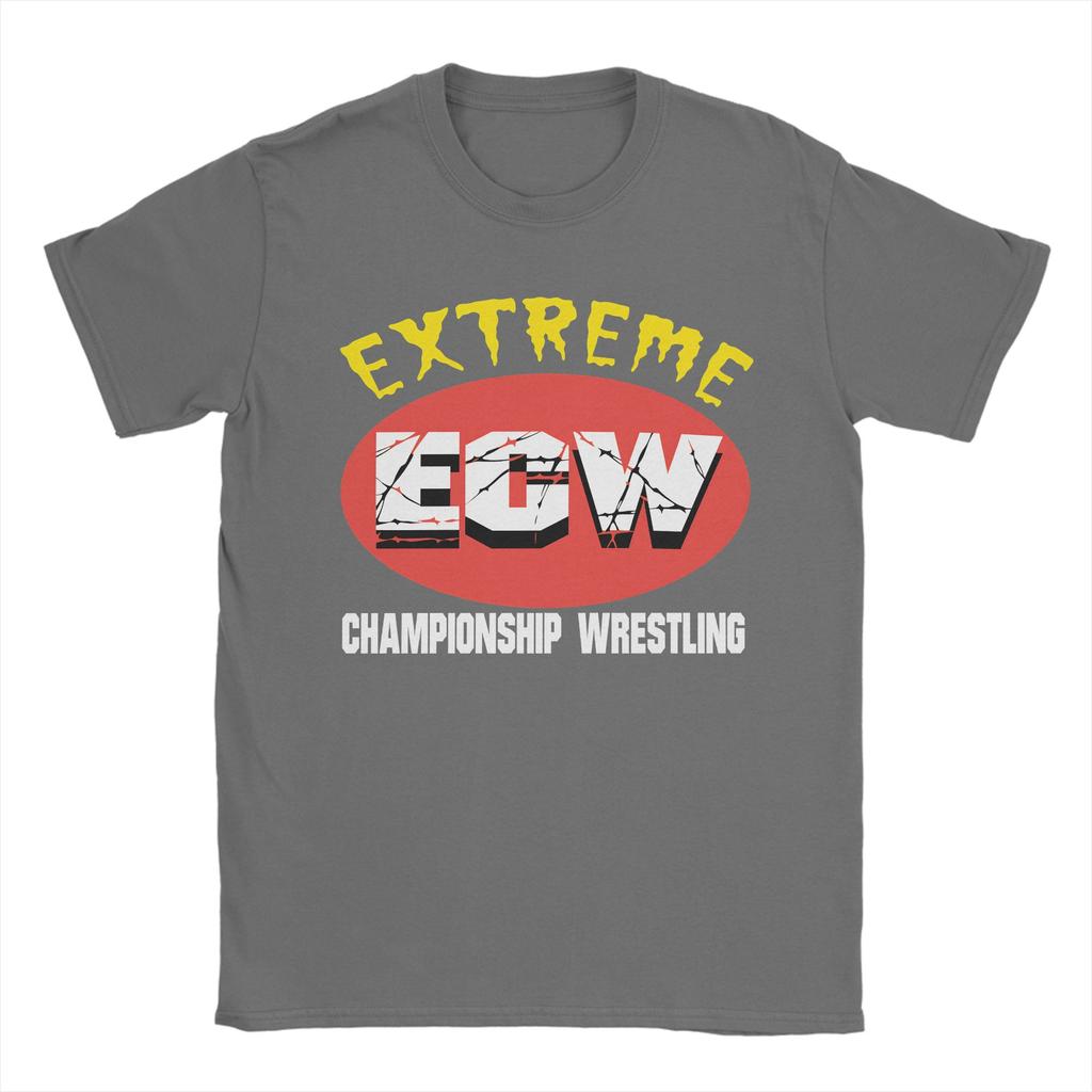 Ecw Hardcore Wrestling Cotton T Shirt For Couple Summer Vintage T Shirts O Neck Fashion Tee Shirt Oversized Pattern Clothes