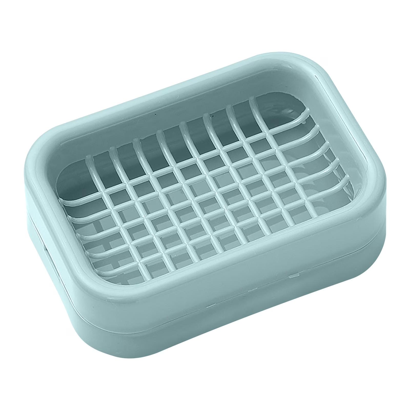 Household Soap Box, Toilet Bathroom Soap Double-Layer Storage Rack, Draining Soap Shelf For Bathroom Hotel