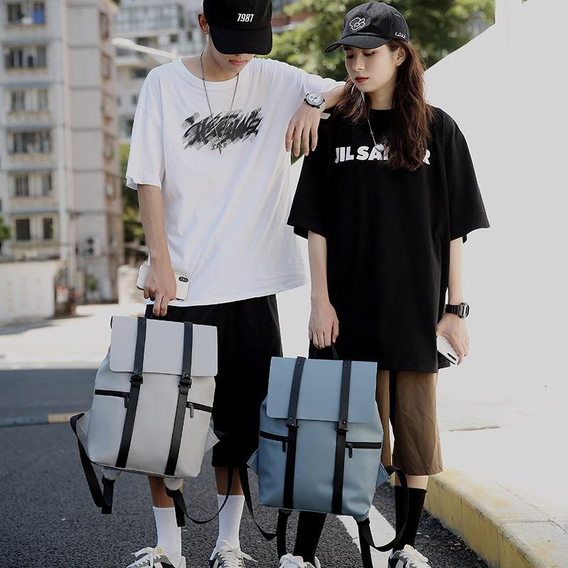 Paar Werkzeugtasche Business Casual Rucksack Harajuku Student Schultasche