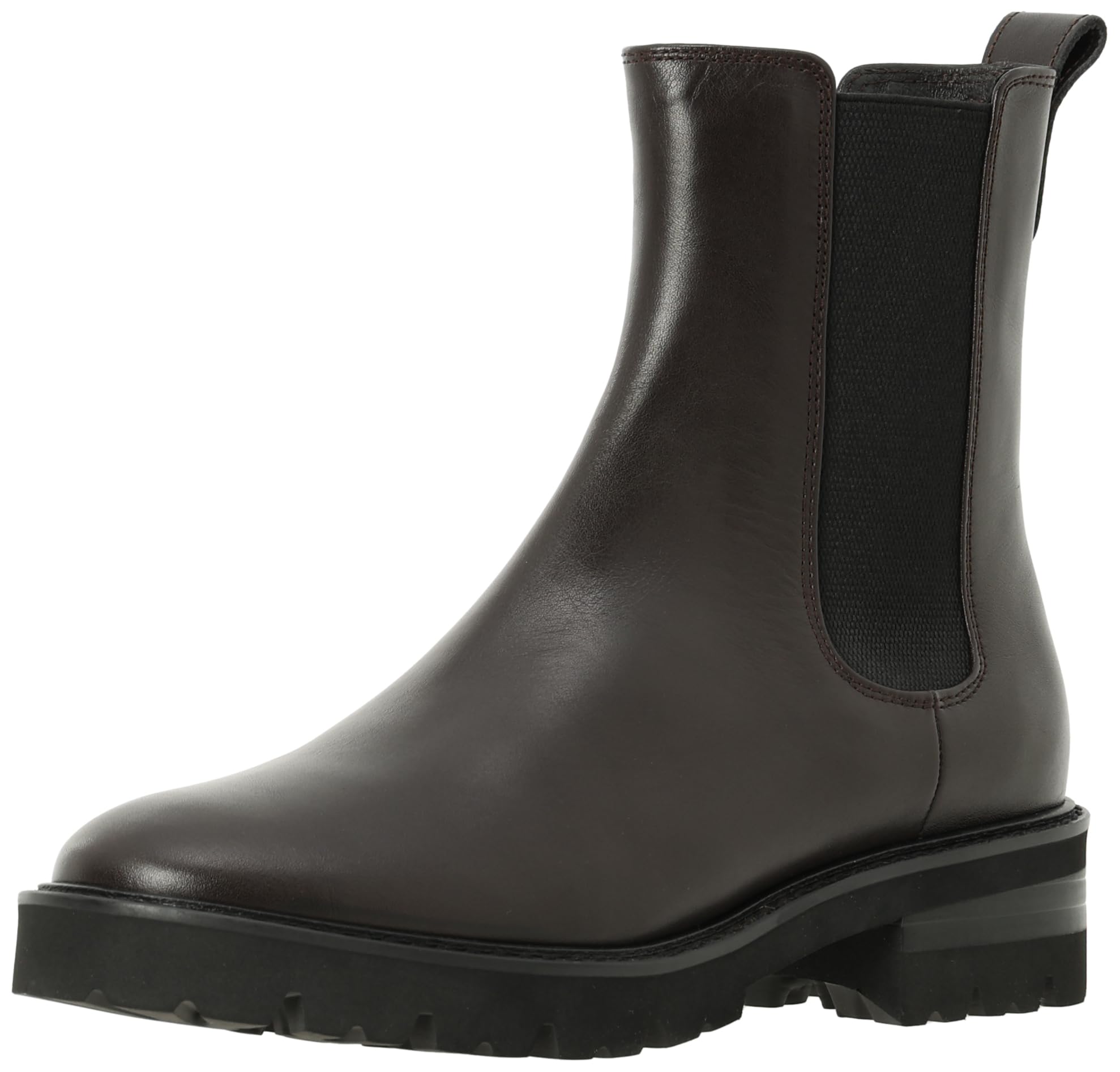 

Howell Side Gore Boots Tank Sole Side Gore Short Boots DBRN [Margaret Idea]