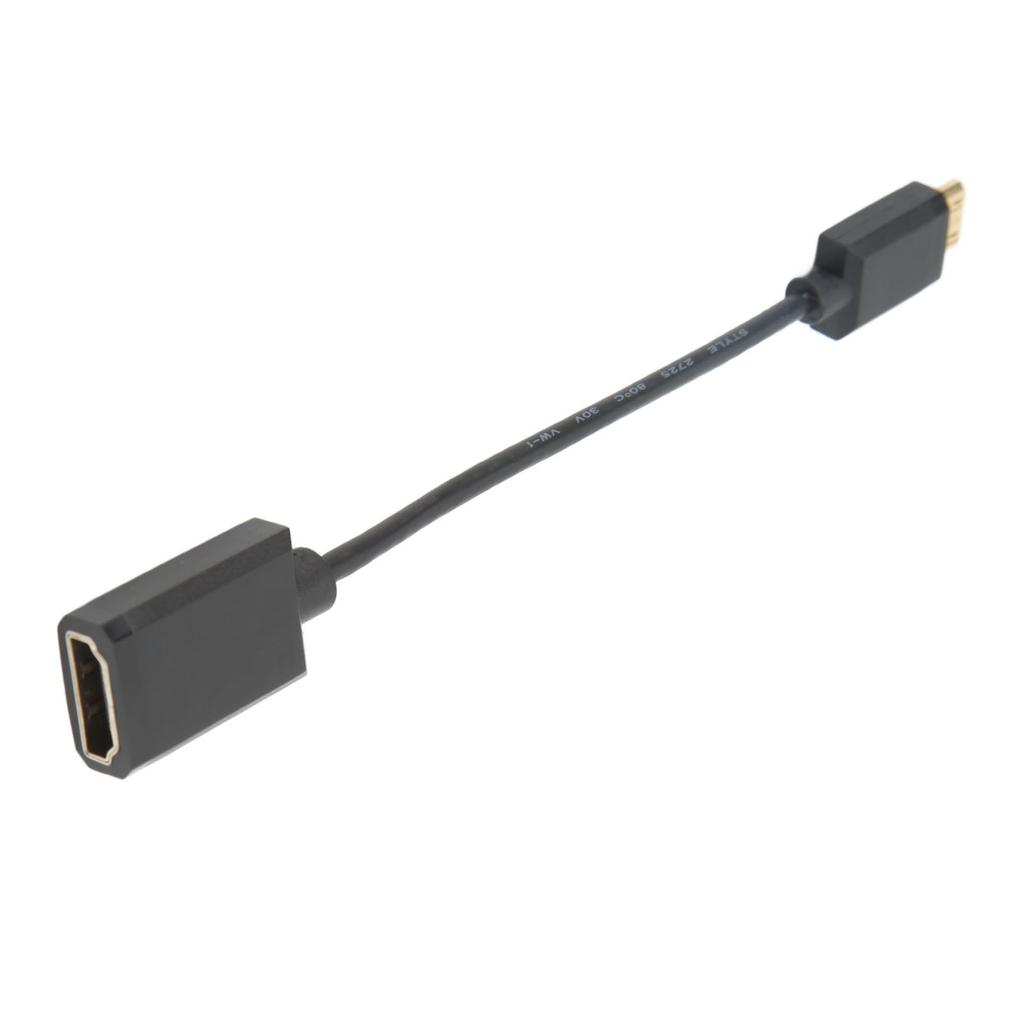 15cm 4K 60Hz High Definition Multimedia Interface Cable Mini Male To Female Connecting Cable for Camera Tablet Projector Laptop