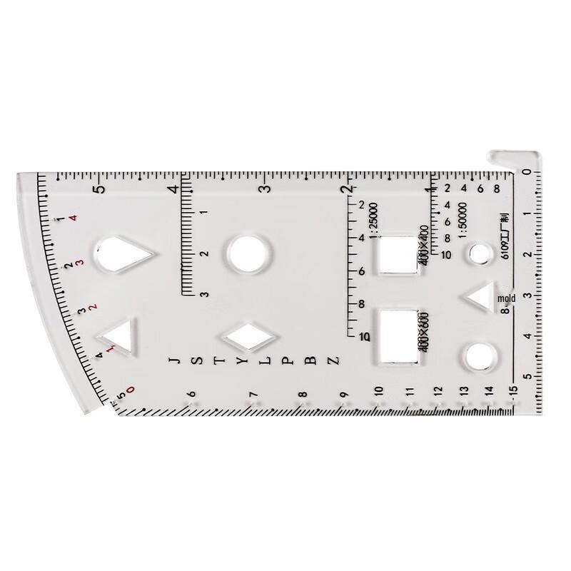 Military Tactical Drafting Ruler Set Standard