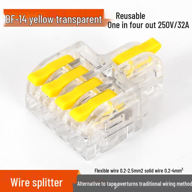 Mini Docking Model: 1 Input to 2/3/4/5 Outputs, Color Handle DF-12/13/14/15 for Home Use