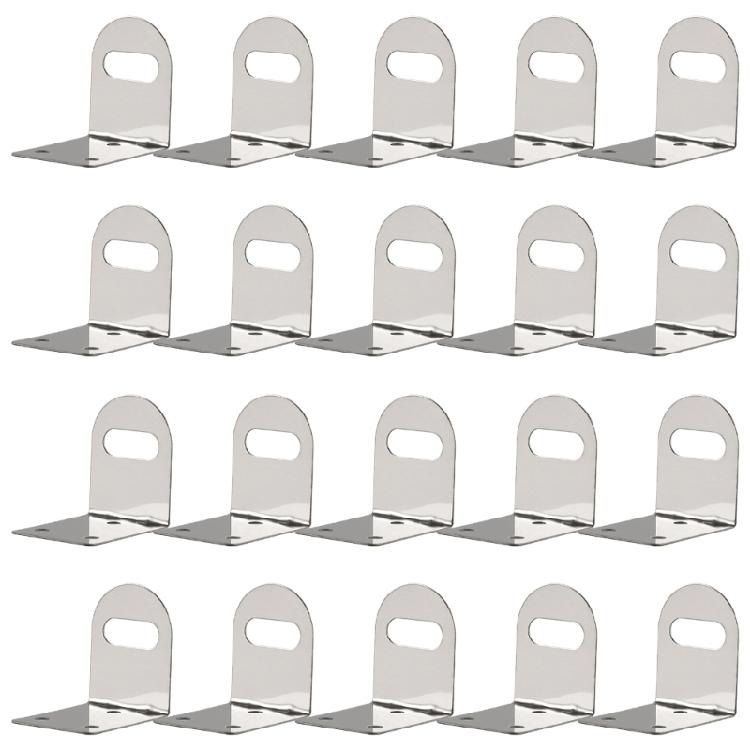 20Pcs Stainless Steel Faucet Hanger Mounting Bracket Faucet Fixing Mount Rack Water Tap Bracket Hanging Plate Enduring