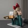 Harz Mädchen Kunst Wohndekor Dekoration Zimmer Figuren Für Innen Schreibtischzubehör Kawaii Statue Skulpturen Nordisch Wohnen