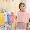 Skin Friendly Children's Washcloth Adjustable Snaps Toddler Face Towel  for Feeding Eating