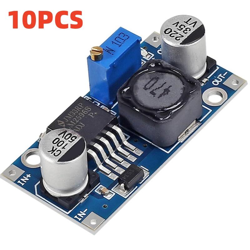 10/1pcs LM2596 Step Down Module DC to DC Adjustable Buck Converter Voltage Regulator Conversion Power Supply Module LM2596