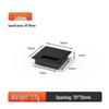 Black & White Square Plastic Desktop Cable Management Hole Cover - Dustproof Cable Entry Box