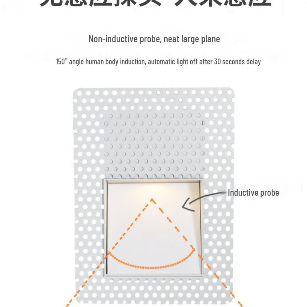 Recessed Frameless LED Stair and Corridor Light