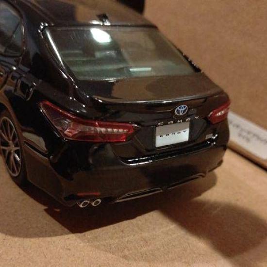 Toyota New Camry WS Color Sample Diecast Minicar 218 Attitude Black Mica 1/30