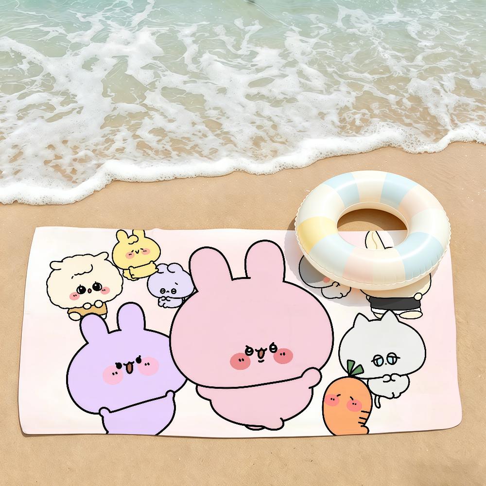 Cartoon cute Asamimichaan Towel Drying Bath Towel Applicable To Light Swimming Camping Yoga Beach Out