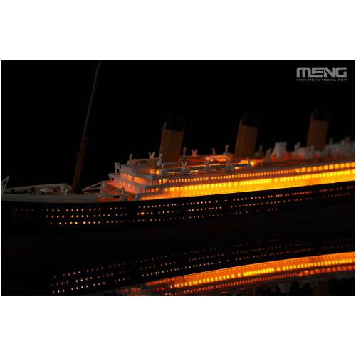 Meng Model 1/700 Titanic Luxury Cruise Ship Pre-Colored Plastic Model MPS008