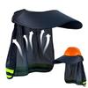 Cappello da cantiere estivo con visiera parasole di sicurezza, protezione per il collo, casco, parasole, striscia riflettente, copricapo per operai edili