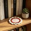 1Pc Handmade Strawberry Crochet Coasters for Protecting Tableware - an Elegant Decoration And Safeguard for Your Table