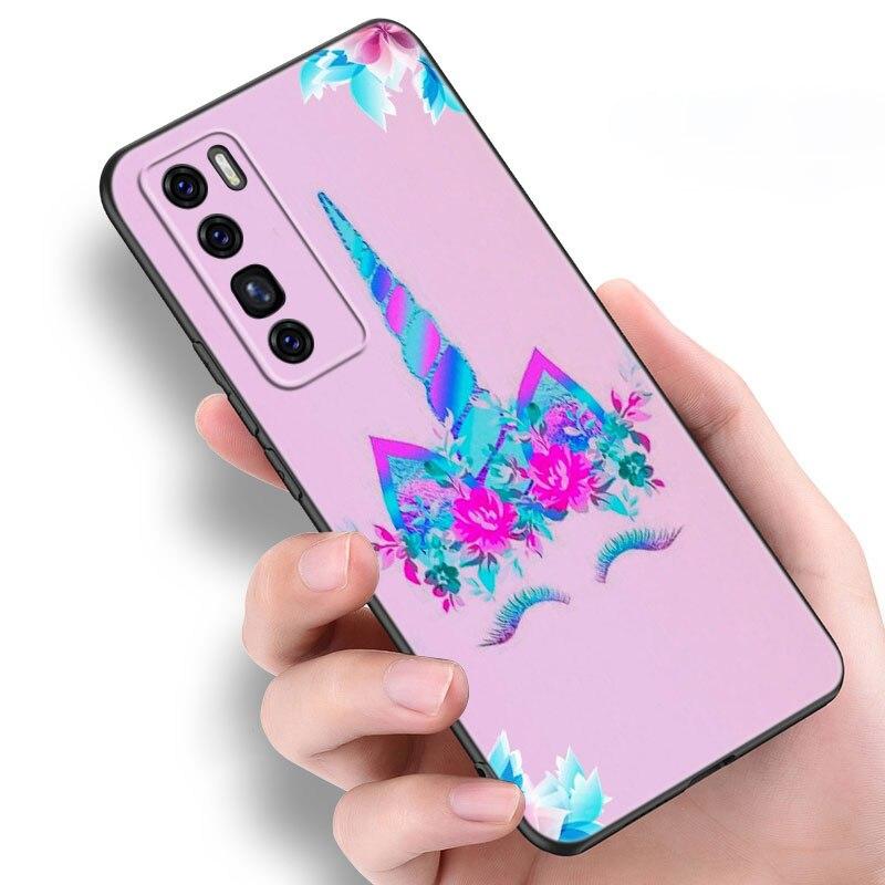 Rainbow Unicorn on We Heart It Case For Huawei NOVA 8 9 Pro 8i 7i 7SE Y60 5T Mate 40 30 20 10 Lite Honor 50 30 Premium Pro + 30S