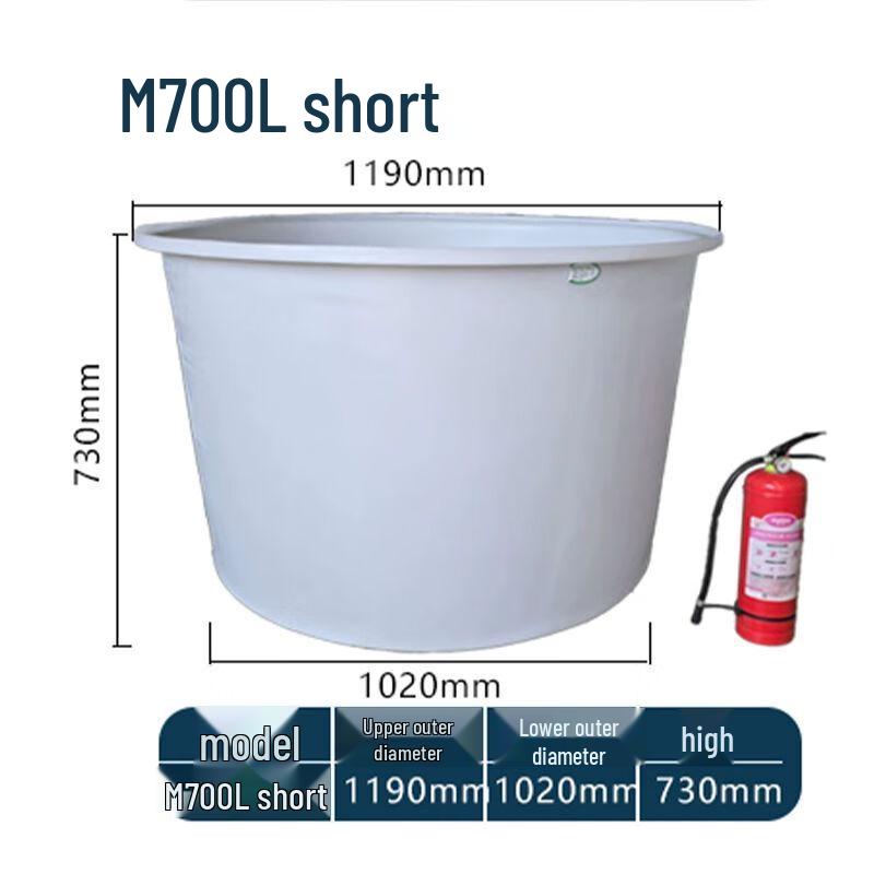 Heavy-Duty Food-Grade Plastic Round Barrel