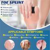 Toe Splints for Straightening Toes Straightener Adjustable Toe Corrector Brace for Toe Injuries Fractures Sprains Foot Care Tool