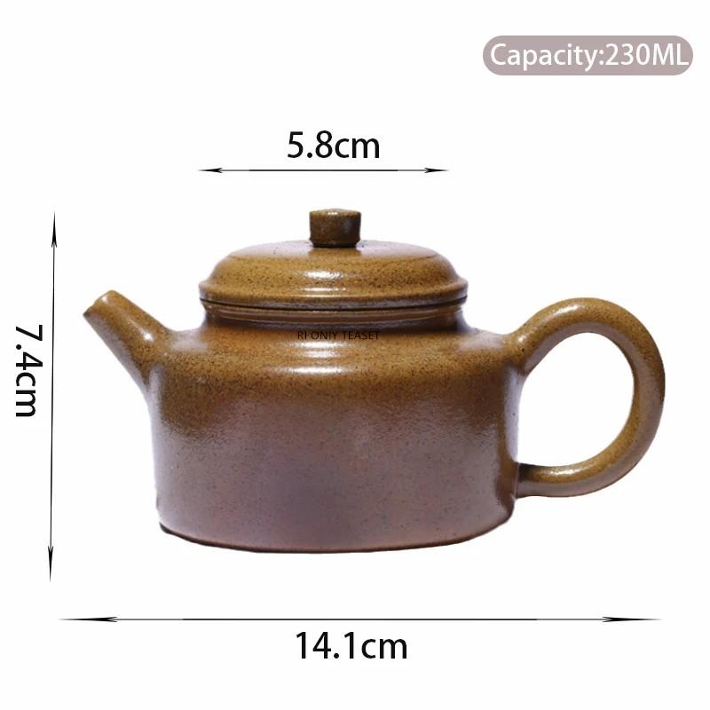 

230ml Chinese Yixing Purple Clay Teapots Traditional Kiln Change Handmade Tea Pot Beauty Kettle Famous Zisha Tea Set Teaware