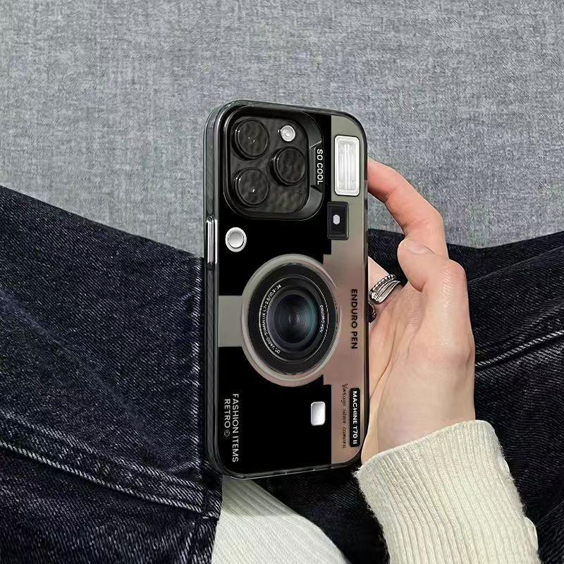 

Retro Camera Case for iPhone 13Pro/14/15 Pro Max/16 Pro iPhone 13 Pro