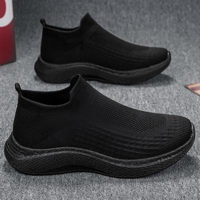New Casual Outdoor Non-slip and Wear-resistant Fly-woven Mesh Breathable Couple Socks Shoes Overalls Sneakers
