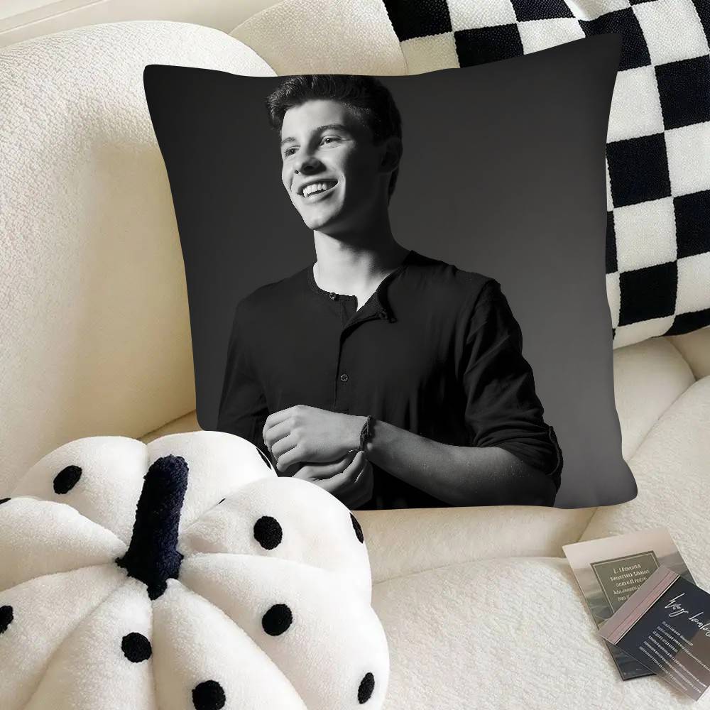Migliore Federa per Cuscino Shawn Mendes Federa Quadrata alla Moda Camera da Letto Divano Stanza Decorazione Ins Tempo Libero