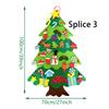 DIY Felt Christmas Tree Ornaments 2025 Navidad Home Decor Santa Claus Xmas Kids Gifts New Year Holiday Decoration