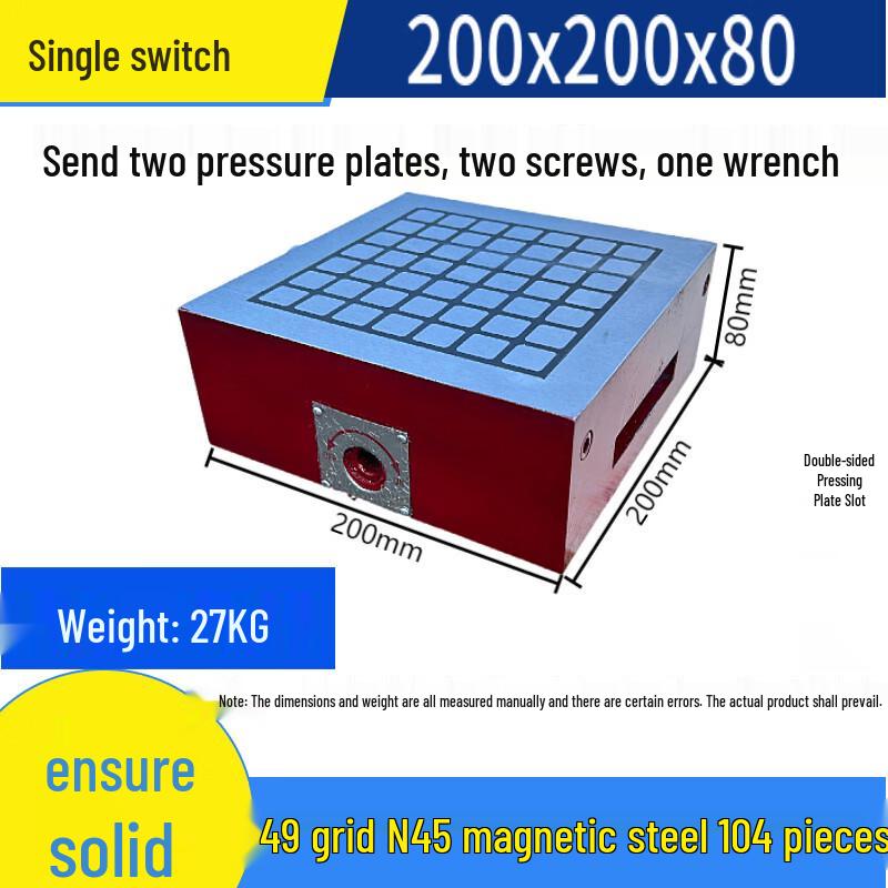 Yunduo Powerful Square Grid Magnetic Chuck