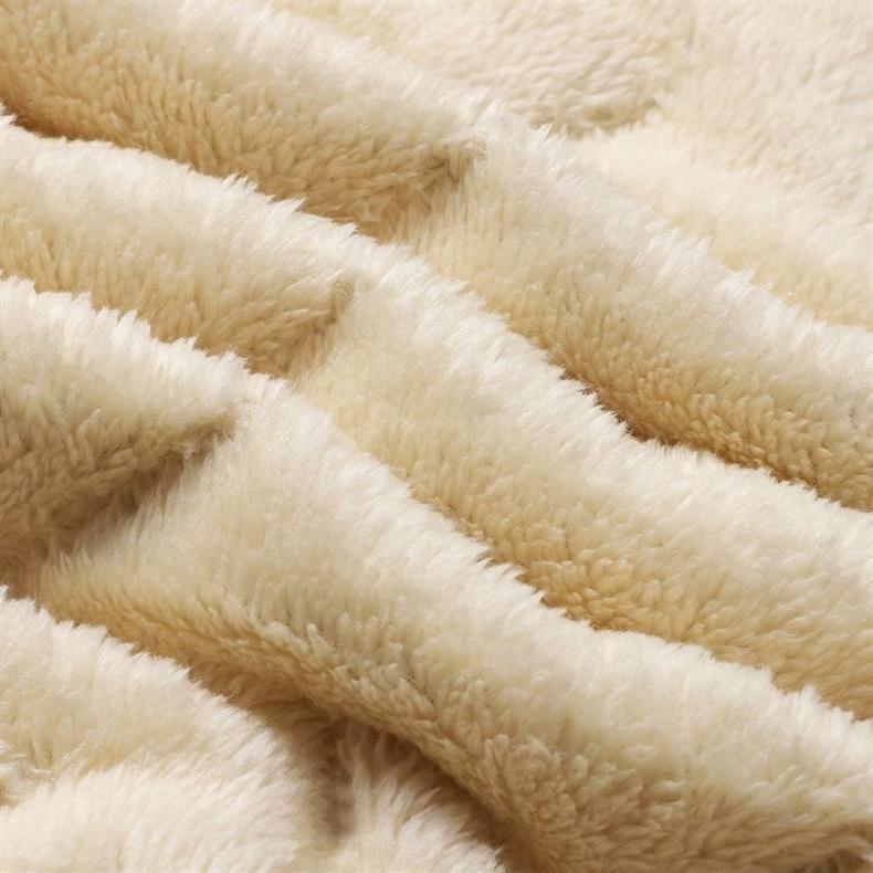 Men's Winter Warm Fleece-Lined Coat - Dirt & Wear Resistant, Loose Fit