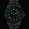 Davosa Ternos Ceramic GMT Automatic 20 ATM Water Swiss Silver Men's Watch, Resistant, Made, 161.590.07,