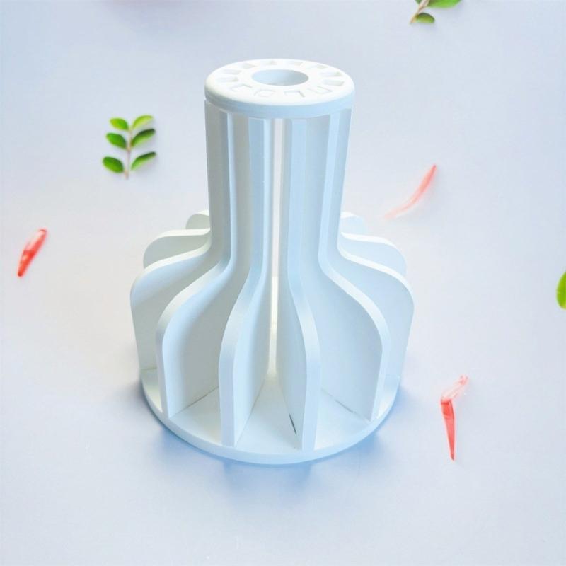 Unique Flower Vases Silicone Mold Creative Silicone Mold for Modern Flower Holder Practical Flower Arrangers Mold