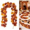 Autumn Maple Leaf Vine for Thanksgiving, Halloween & Christmas Decor
