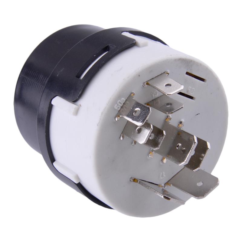 05766813 Tractor Starter Ignition Switch with 2 Keys 1000184001 Fit for IH IHC Deutz Fendt Baumaschinen