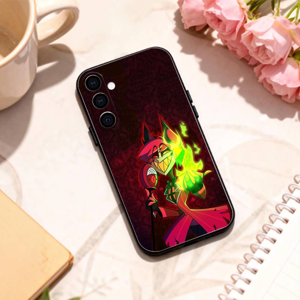 COOL H-HazbinS H-Hotels A-AlastorS   phone Case For Samsung Galaxy A73,A72,A71,A70,A53,A52,A51,Others Soft Black Shell