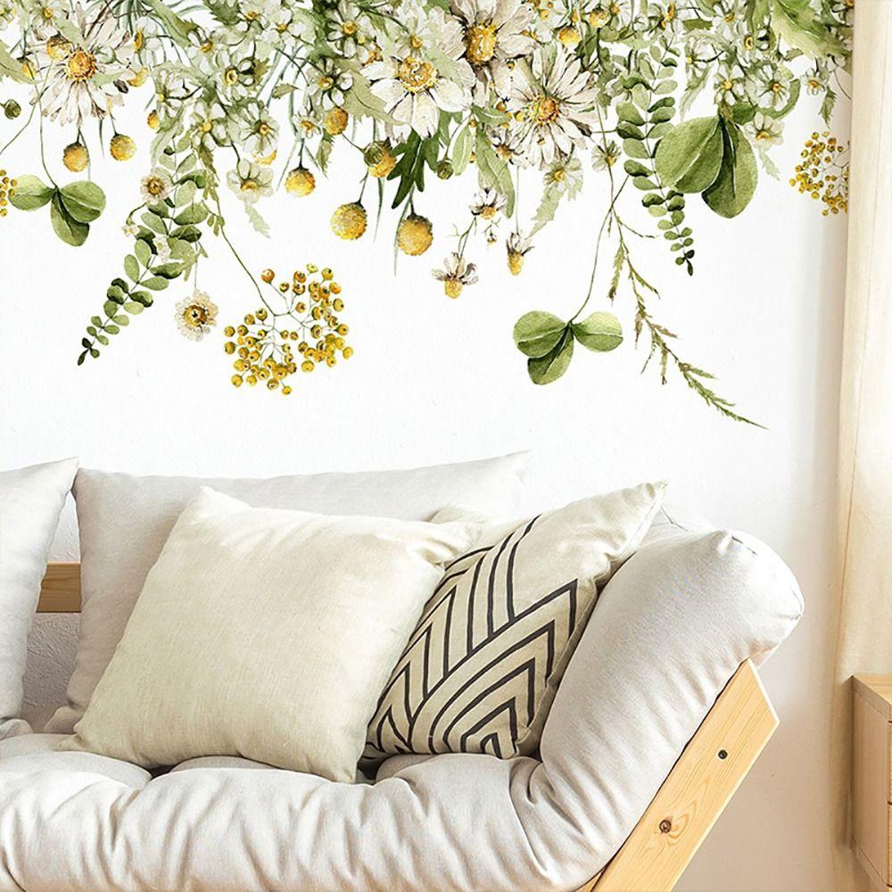 

Самоклеящаяся наклейка на стену, зеленый домашний декор, универсальные настенные наклейки для дома