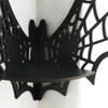 Festival Wood Spiderweb Shape Wall Mount Shelf for Halloween Decors Wall Floating Shelf Hanging Storage Rack for Party