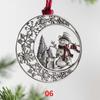 2023 Metal Snowman Pendant Christmas Tree Ornament Christmas Pendant Holiday Ornaments Home Decor Xmas Gifts New House Interior
