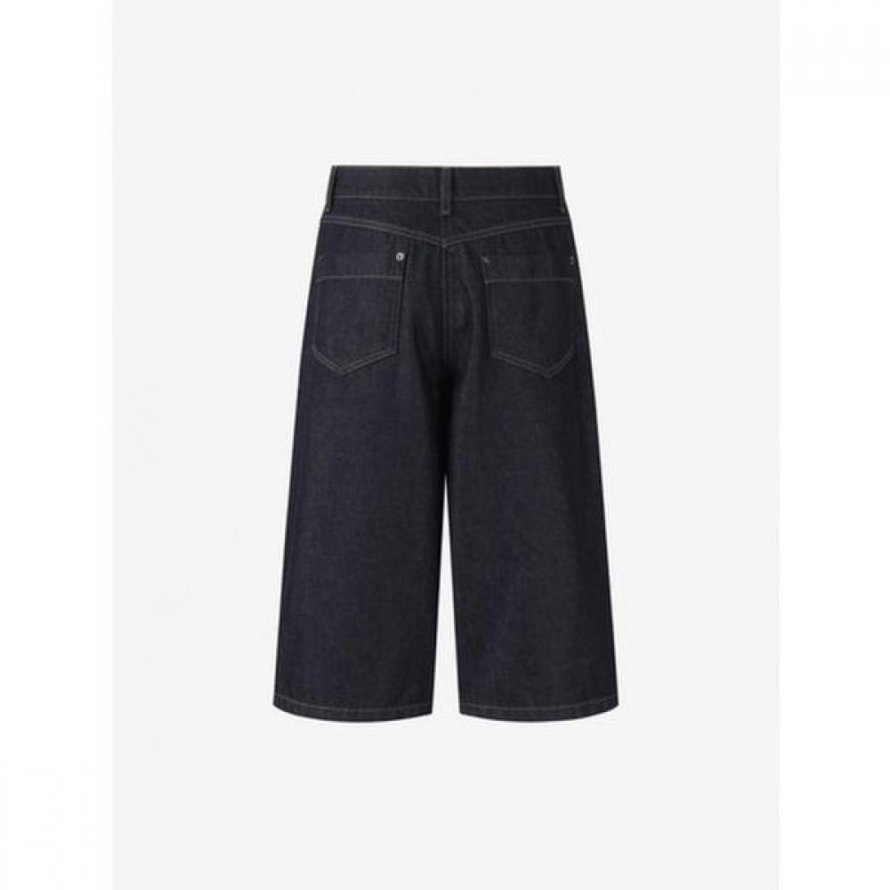 Cc Collect. One Tuck Bermuda Denim Pants C253psa402