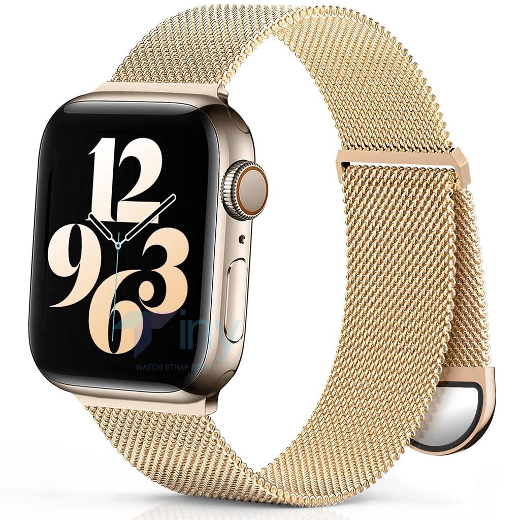 Metal Milanese Loop Strap For Apple Watch Ultra Band 49mm 42mm 44mm 45mm 41mm Steel Mesh Magnetic iWatch Series 9/8/7/6/5/4/3/SE