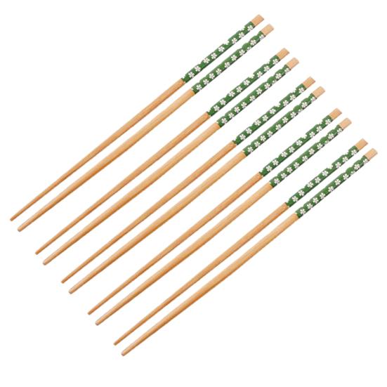 

Палочки для еды функциональной еды экологически чистые, долговечные, удобные для захвата зелёный