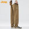 Jeep Men's Pure Cotton Casual Cargo Pants
