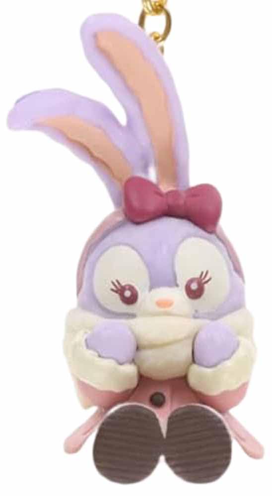 

Stella Lou Single Keychain Figure Duffy Friends Christmas 2022 Tokyo Disney Resort Exclusive Winter Twinkling Town Keychain &