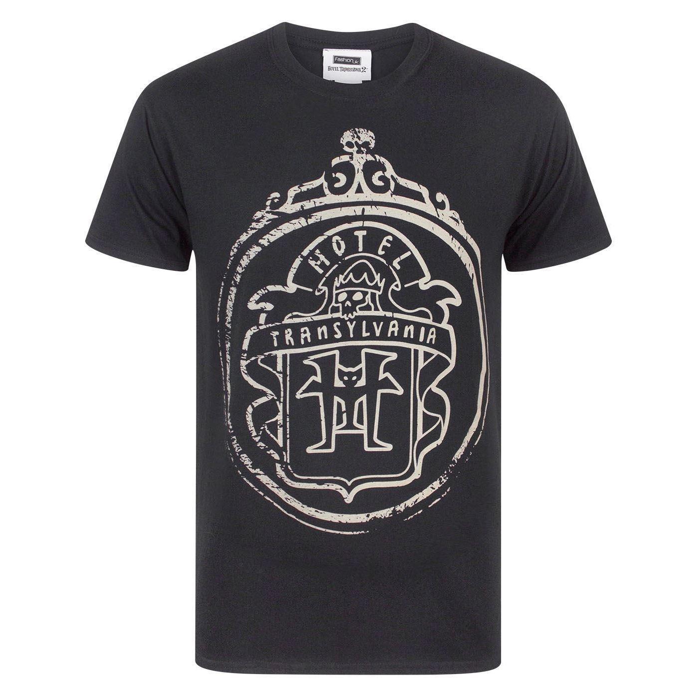 Pertemba FR - Apparel Hotel Transylvania officieel heren Glow In The Dark logo T-shirt S