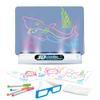 Tavoletta da Disegno 3D con Effetti di Luce LED - Giocattoli Educativi Divertenti e Creativi, Regali per Bambini e Ragazzi per Stimolare l'Immaginazione