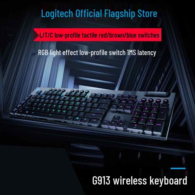 Logitech G G913 Wireless Ultra-Thin Mechanical Gaming Keyboard