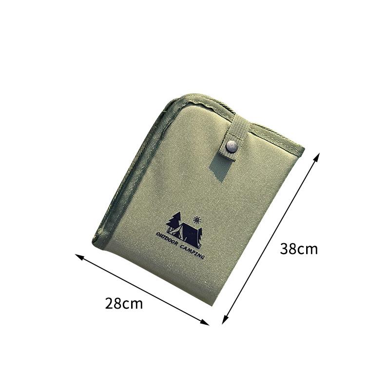 Outdoor Sitting Pad Waterproof Foldable Cushion 600D Oxford Cloth Lightweight Mat for Camping Picnic Beach  Events