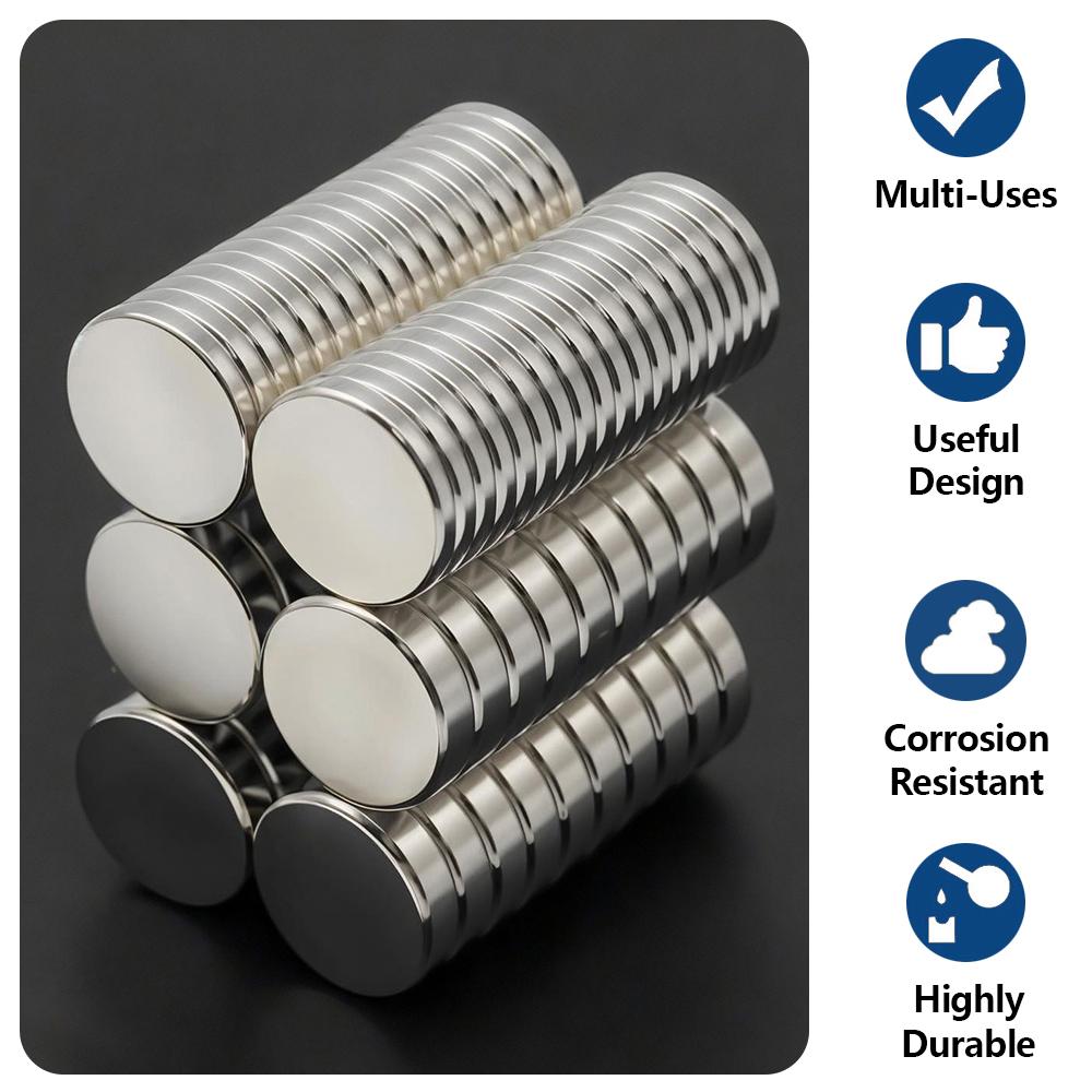 Powerful Neodymium Magnet N35 NdfeB Permanent Magnetic imanes Round Super Strong Fridge Magnets DIY 20x2 20x3 20x4 25x2 25x3