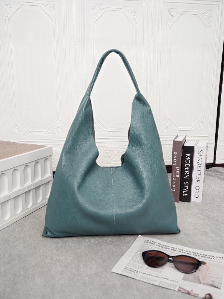 Soft Genuine Leather Women's Slouchy Tote Bag Large Capacity Zency